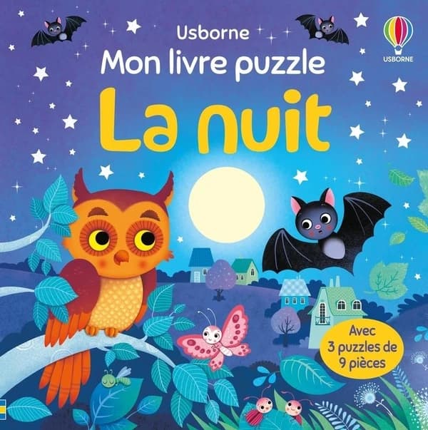 La nuit : avec 3 puzzles de 9 pièces