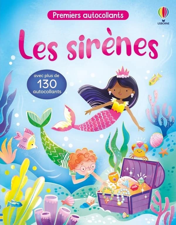 Premiers autocollants : les sirènes - avec plus de 130 autocollants - 3+ : [Autocollant]