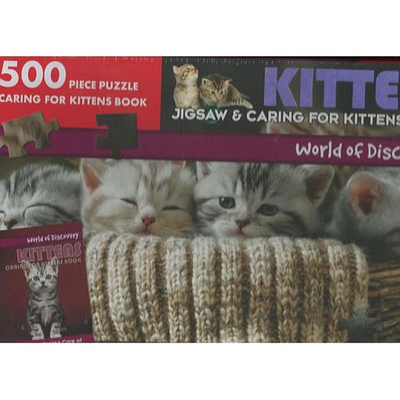 World of Discovery: Kittens Jigsaw & Caring for Kittens Book
