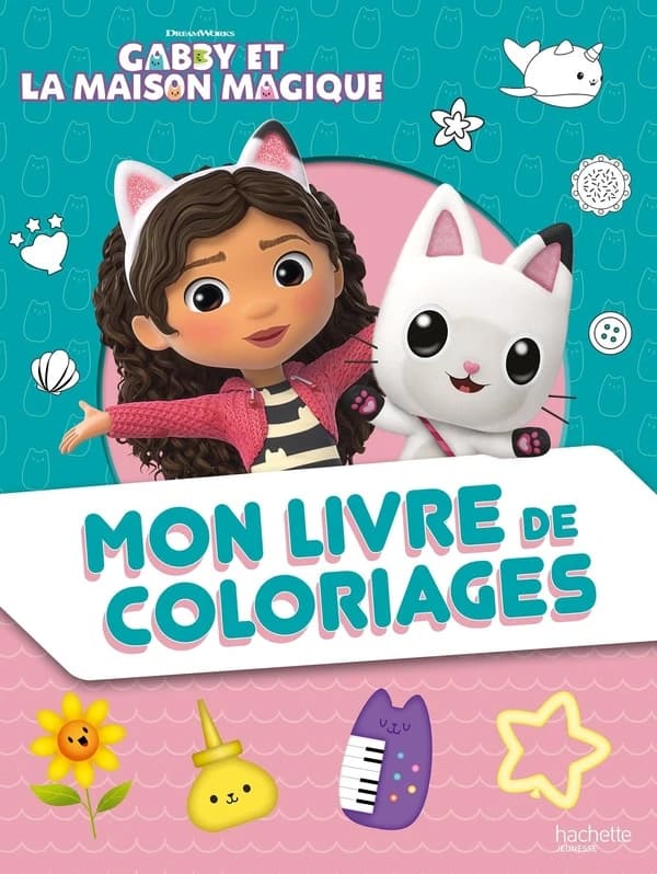 Mon livre de coloriage : Gabby et la maison magique : [Album à colorier]