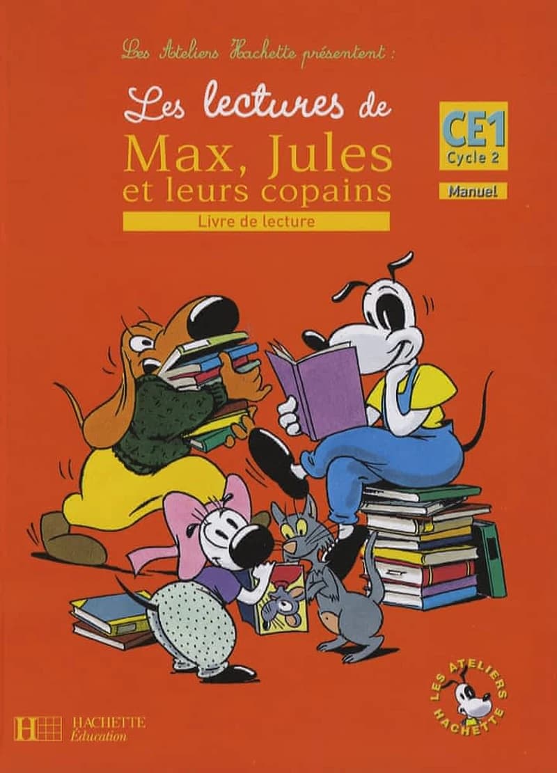 Les lectures de Max, Jules et leurs copains : CE1, cycle 2, manuel : livre de lecture