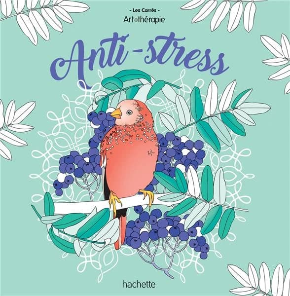 Coloriages Anti-stress : Grand carré art-thérapie : [Album à colorier]