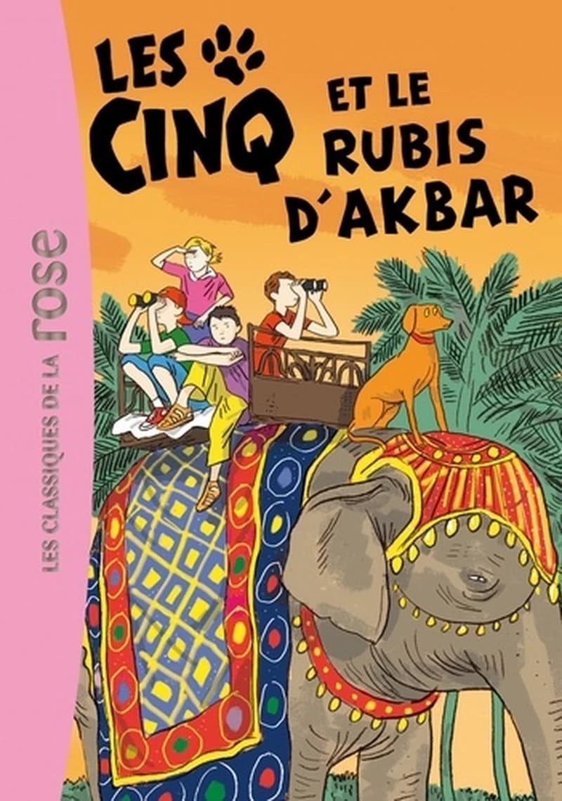 Les Cinq et le rubis d'Akbar : une nouvelle aventure des personnages créés par Enid Blyton