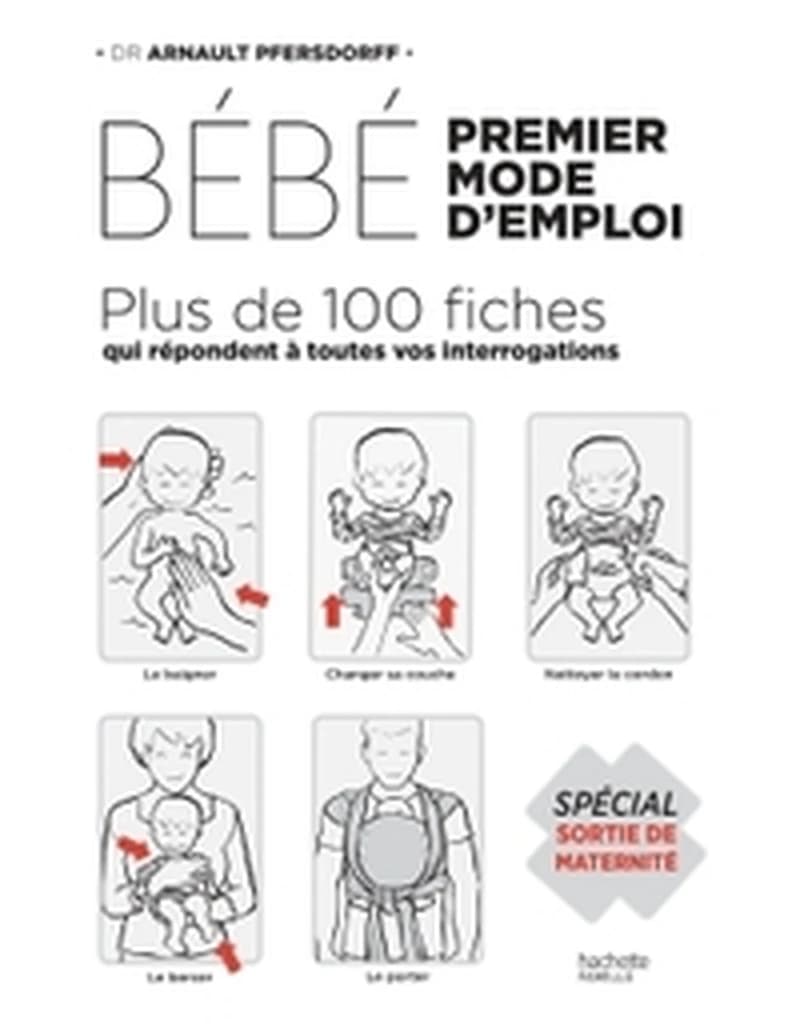 Bébé, premier mode d'emploi : plus de 100 fiches qui répondent à toutes vos interrogations : spécial sortie de maternité