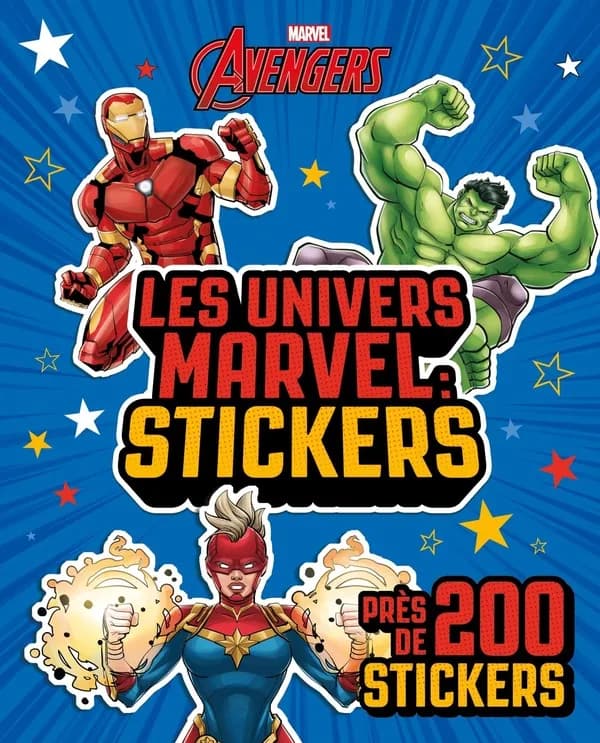 Les univers marvel : stickers : Près de 200 stickers