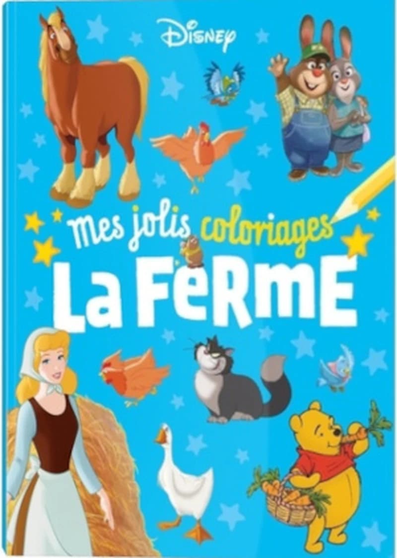 Mes jolis coloriages : la ferme - Disney Pixar : [Album à colorier]