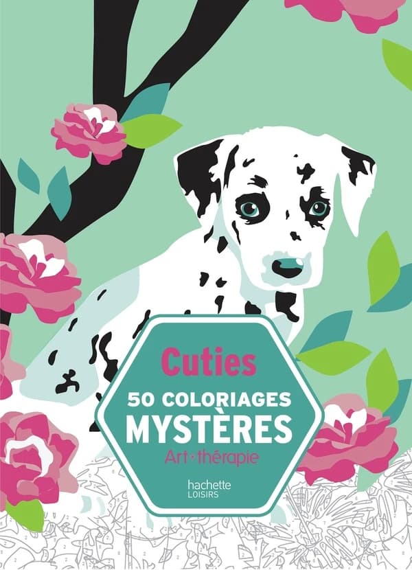 Cuties : 50 coloriages mystères : Art thérapie : [Album à colorier]