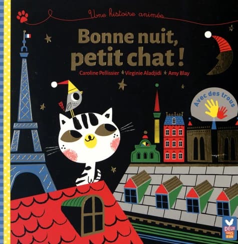 Bonne nuit, petit chat ! : une histoire animée, avec des trous