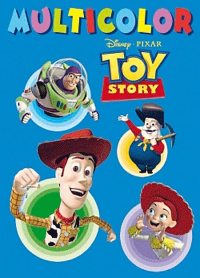 Multicolor : [album à colorier] : Toy Story, La Fée Clochette, Cars
