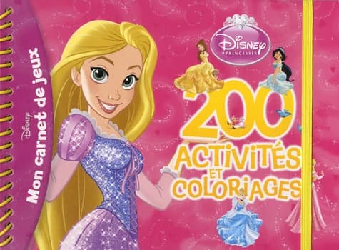 200 activités et coloriages Disney princesses