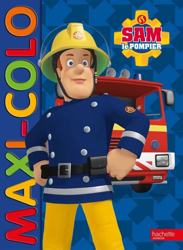 Maxi colo : Sam le pompier : [Album à colorier]