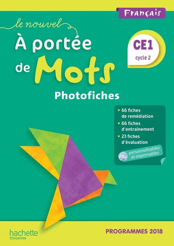 Le nouvel à portée de mots : français : CE1, cycle 2 : programmes 2018
