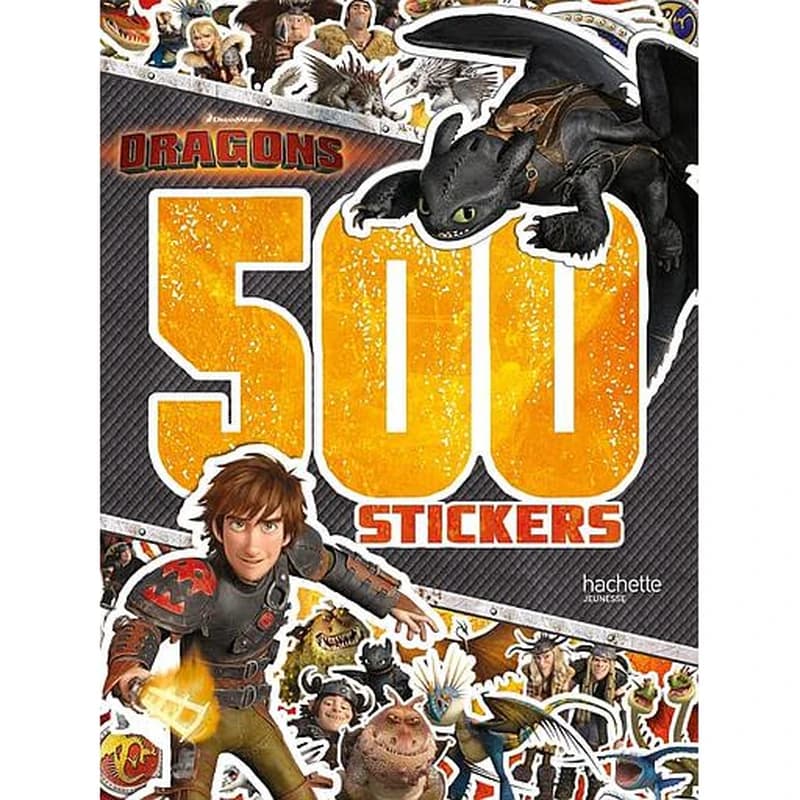 Dragons-500 stickers : DreamWorks
