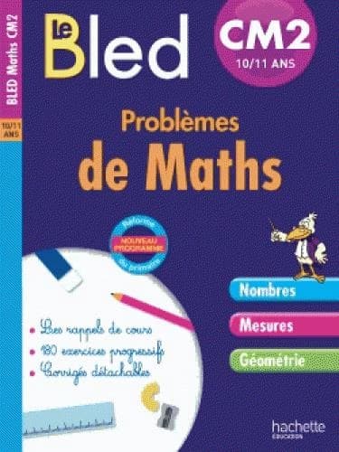 Cahier Bled - Problemes de Maths Cm2