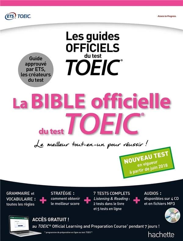 La bible officielle du test TOEIC : le meilleur du tout-en-un pour réussir