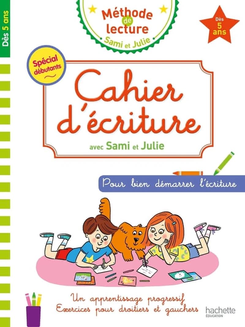 Cahier d'écriture avec Sami et Julie