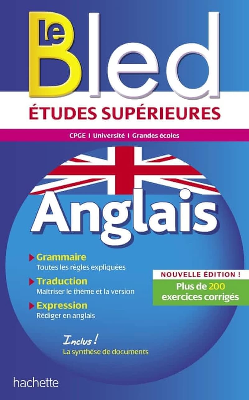 Anglais : CRPG, université, grandes écoles