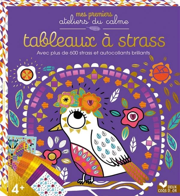 Tableaux à strass : avec plus de 600 strass et autocollants brillants : [Album de jeux et d'activités pour enfants]