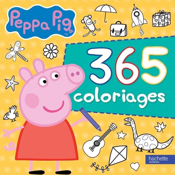 365 coloriages Peppa Pig : [Album à colorier]