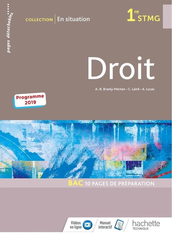 Droit 1re STMG En situation