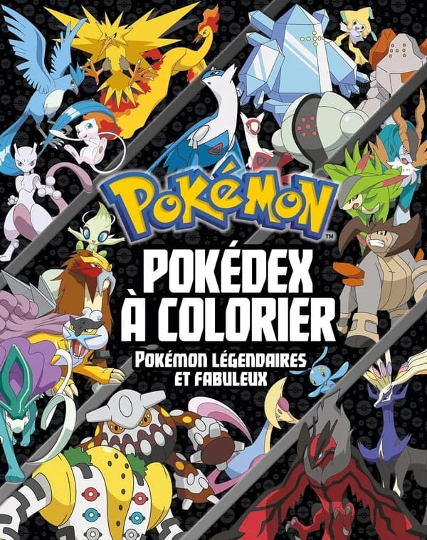 Pokédex à colorier : Pokémon : Pokémon légendaires et fabuleux : [Album à colorier]