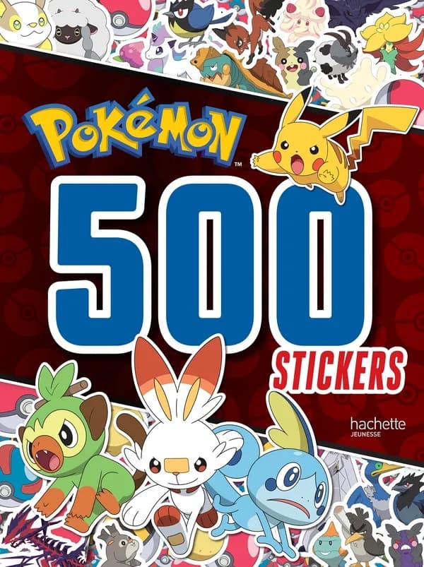 500 stickers Pokémon : [Autocollant]