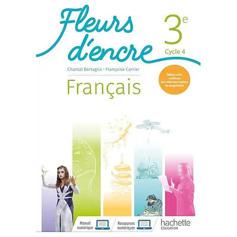 Français 3e, cycle 4 (Éd 2020 conforme aux nouveaux repères de progression) Stéphane Jougla,... Mélinée Simonot,... ; sous la direction de Chantal Bertagna,... et Françoise Carrier-Nayrolles,...