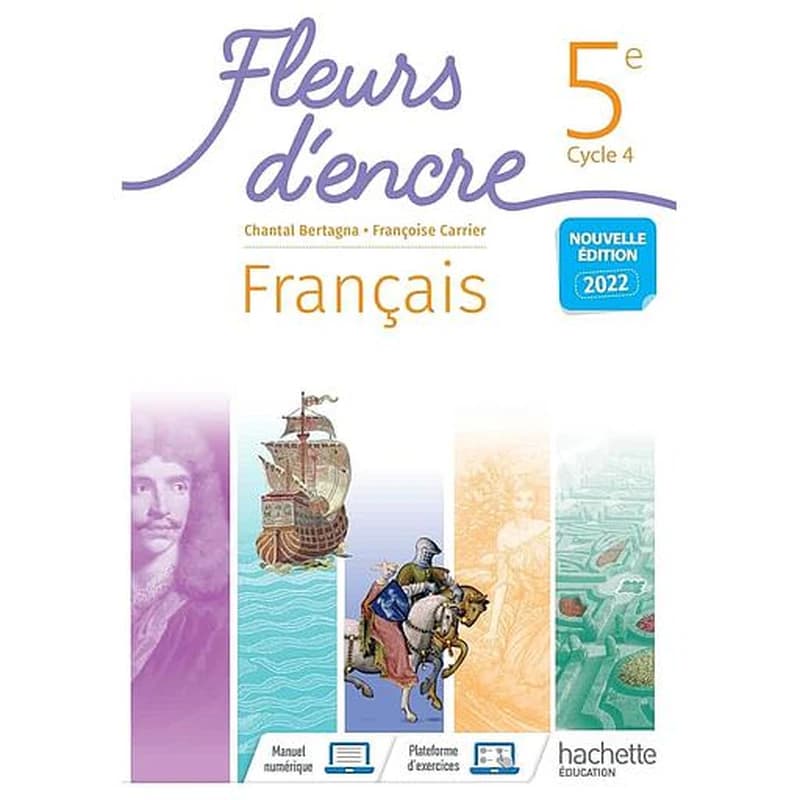 Français 5e, cycle 4 (Nouvelle éd. 2022) Émilie Deschellette,... Stéphane Jougla,... Mélinée Simonot,... ; sous la direction de Chantal Bertagna,... et Françoise Carrier-Nayrolles,...