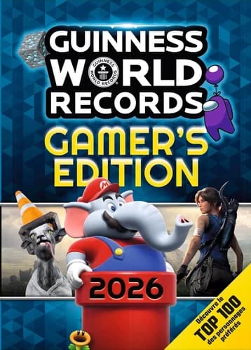Guinness world records : gamer's édition 2026 : découvre le top 100 des personnages préférés