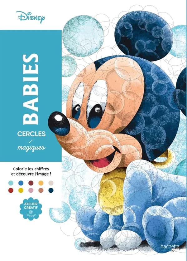 Coloriages mystères Disney : Babies Cercles magiques : [Album à colorier]