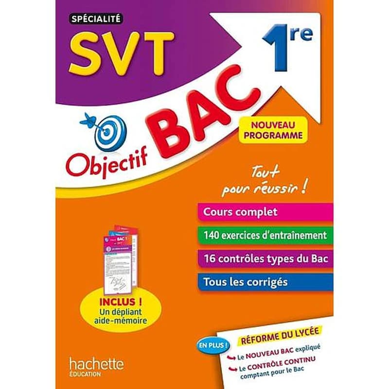 Objectif bac : spécialité SVT ; 1re