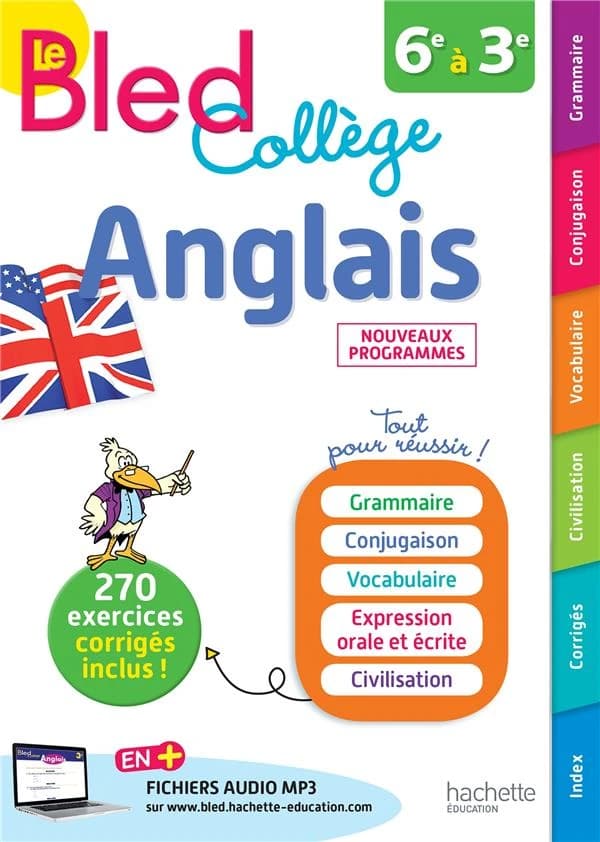 Anglais : Le Bled Collège