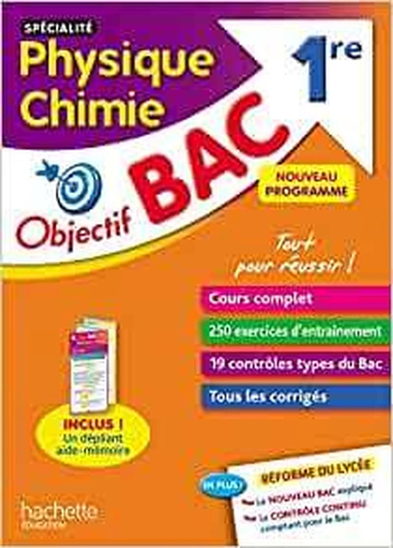Objectif bac : spécialité physique chimie ; 1re