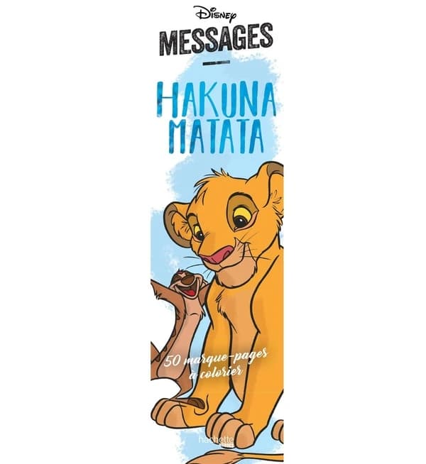 Marque-pages messages Disney