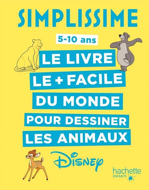 Le livre le + facile du monde pour dessiner les animaux Disney