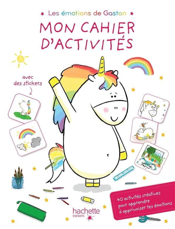 Mon cahier d'activités : 40 activités créatives pour apprendre à apprivoiser tes émotions : [Album à colorier]