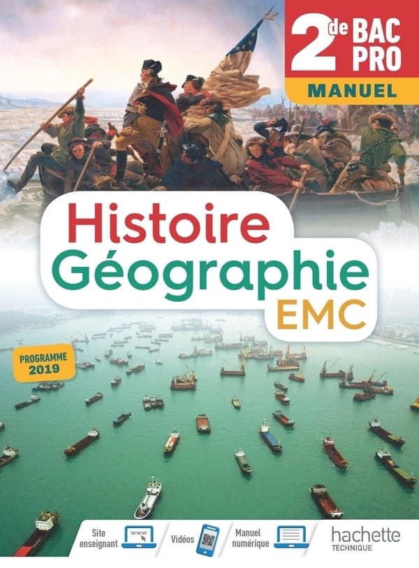 Histoire-géographie-EMC ; 2de bac pro ; livre de l'élève (édition 2019)