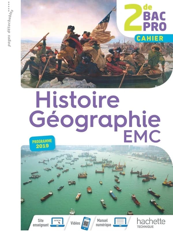 Histoire-géographie-EMC ; 2de bac pro ; livre de l'élève consommable (édition 2019)