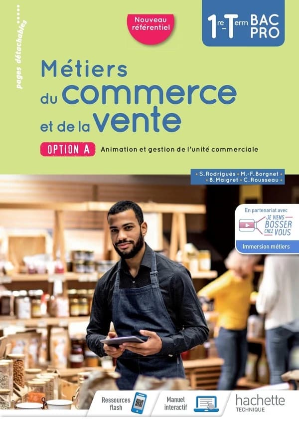 Métiers du commerce et de la vente option A 1re