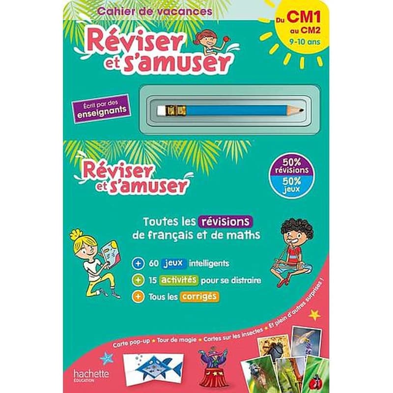 Réviser et s'amuser du CM1 au CM2 : Avec 1 crayon-gomme