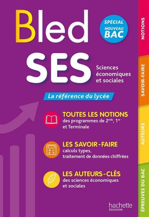 Bled SES Sciences économiques et sociales spécial nouveau BAC