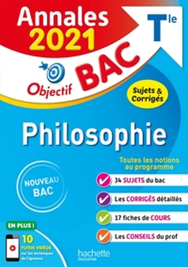 ANNALES BAC 2021 PHILOSOPHIE TERM