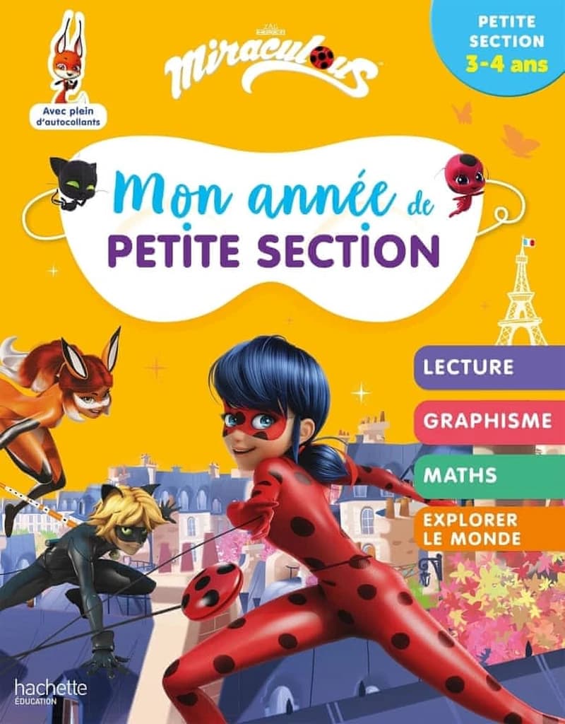 MIRACULOUS - MON ANNEE DE PETITE SECTION 3-4 ANS