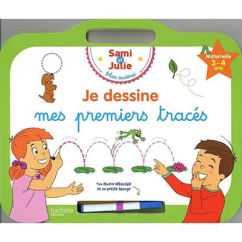 Je dessine mes premiers tracés Maternelle - Avec un feutre effaçable