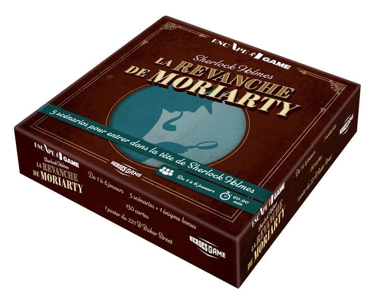 Escape game : la revanche de Moriarty : 5 scénarios pour entrer dans la tête de Sherlock Holmes