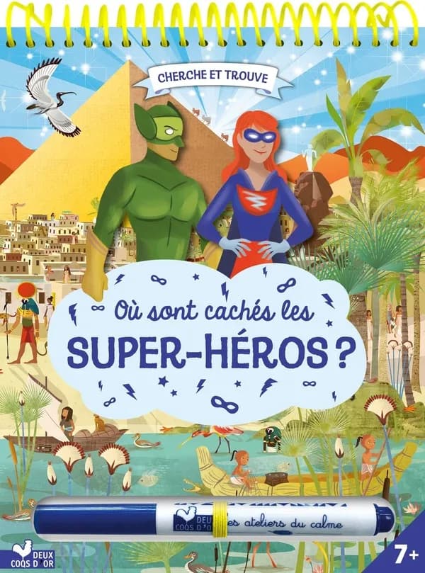 Cherche et trouve : où sont cachés les super-héros ?