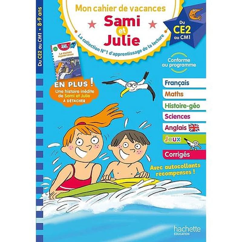 Mon cahier de vacances Sami et Julie : du CE2 au CM1