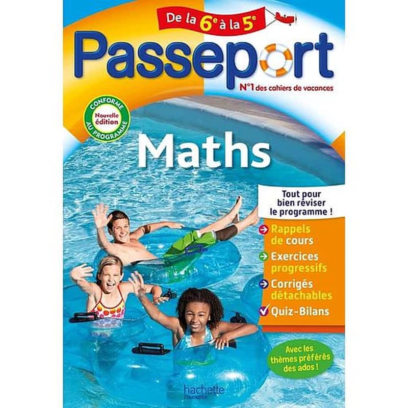 Passeport : maths ; de la 6e à la 5e