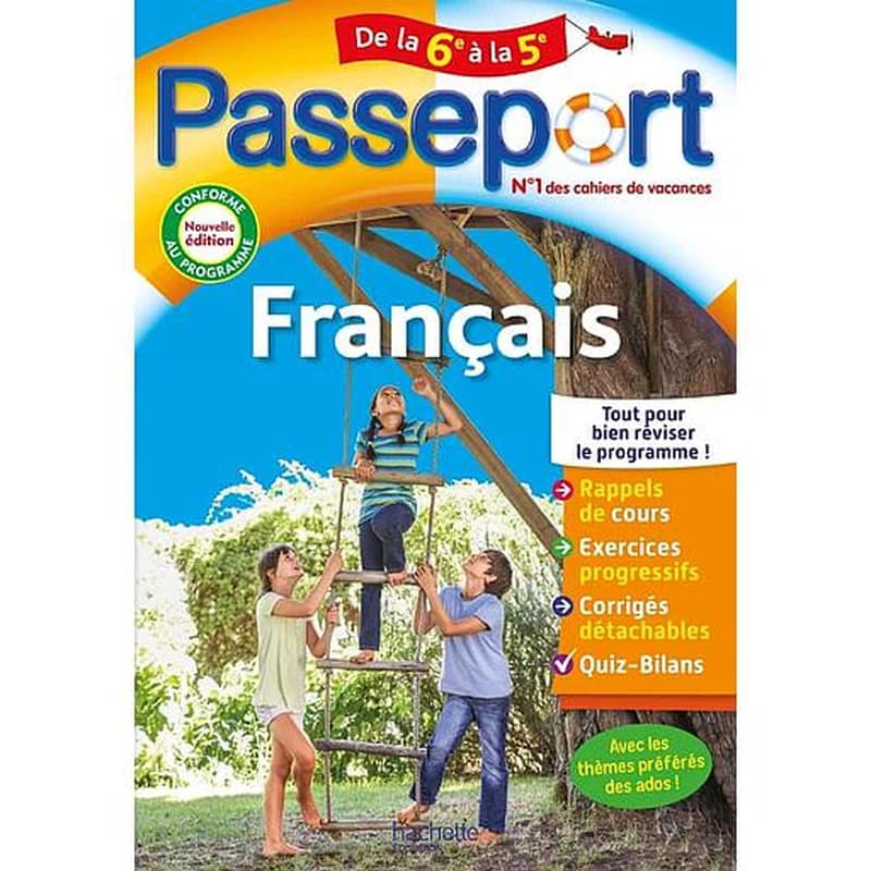 Passeport : français ; de la 6e à la 5e