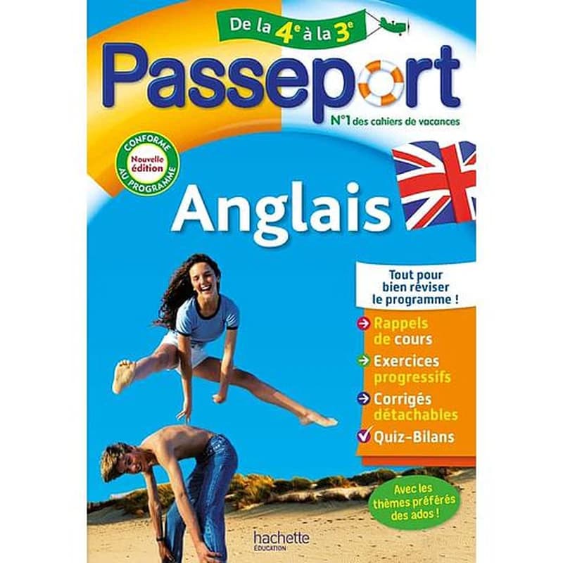 Passeport : anglais ; de la 4e à la 3e